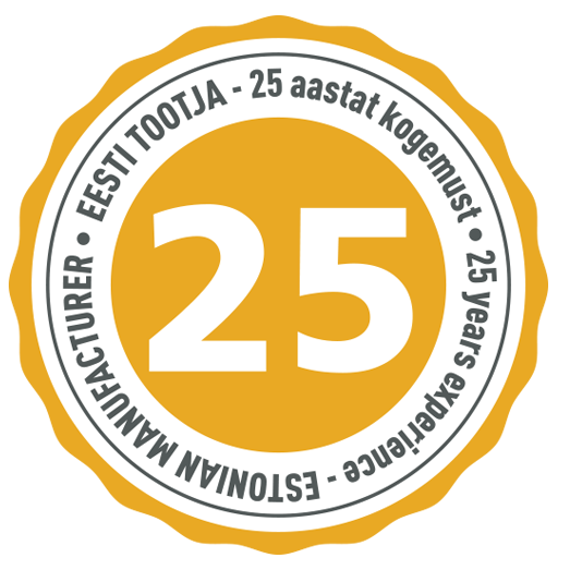 AE_25 aastat logo